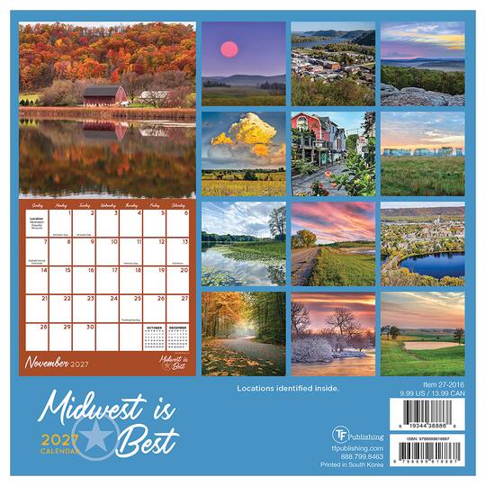 2027 Midwest Is Best Mini Calendar